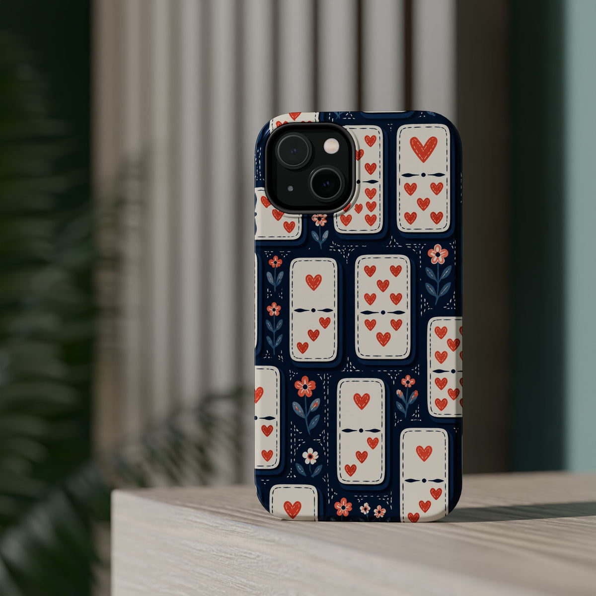 Heart Dominoes | Tough MagSafe Case — product image 46