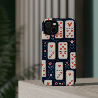 Heart Dominoes | Tough MagSafe Case — product image 46