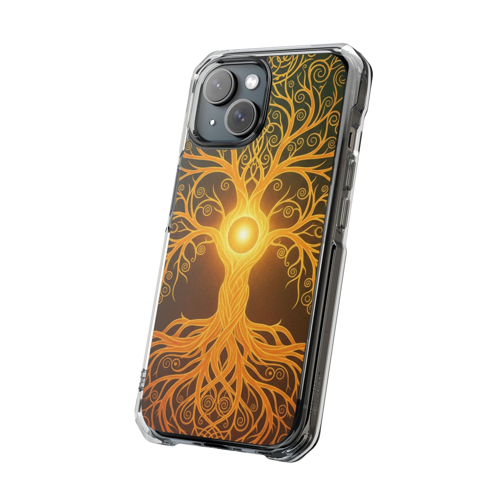 Golden Roots | Clear MagSafe Case