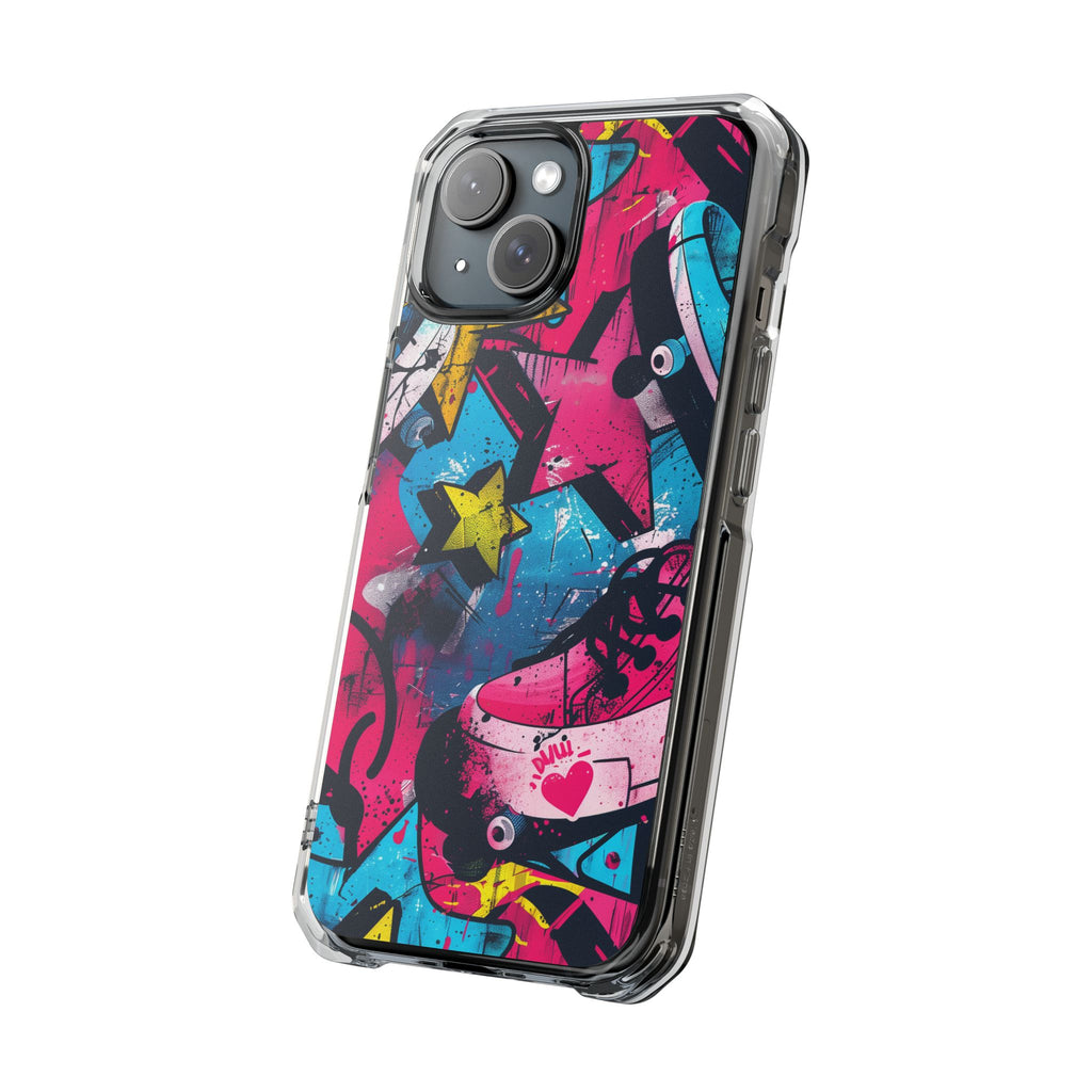 Graffiti Pop | Clear MagSafe Case