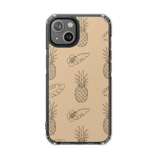 Pineapple Sketch | Clear MagSafe Case