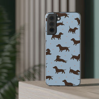Powder Dachshunds | Clear Case