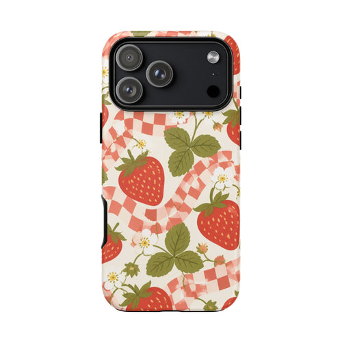 Glazed Strawberries | Tough Case — product front view