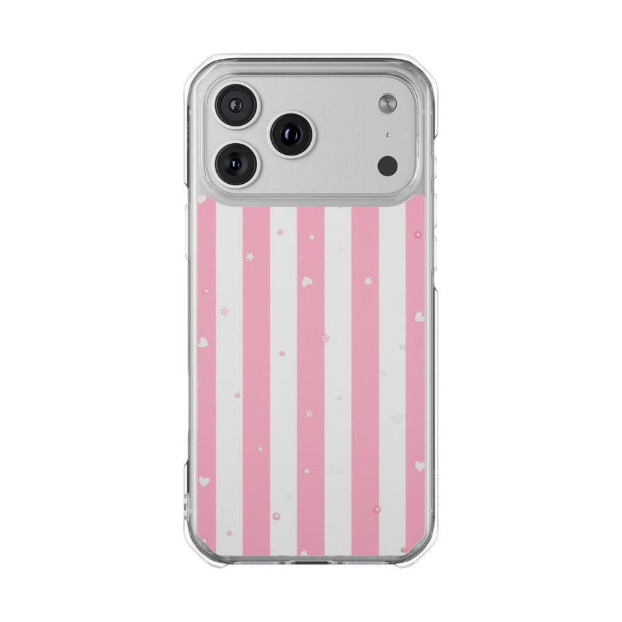 Candy Stripe | Clear MagSafe Case