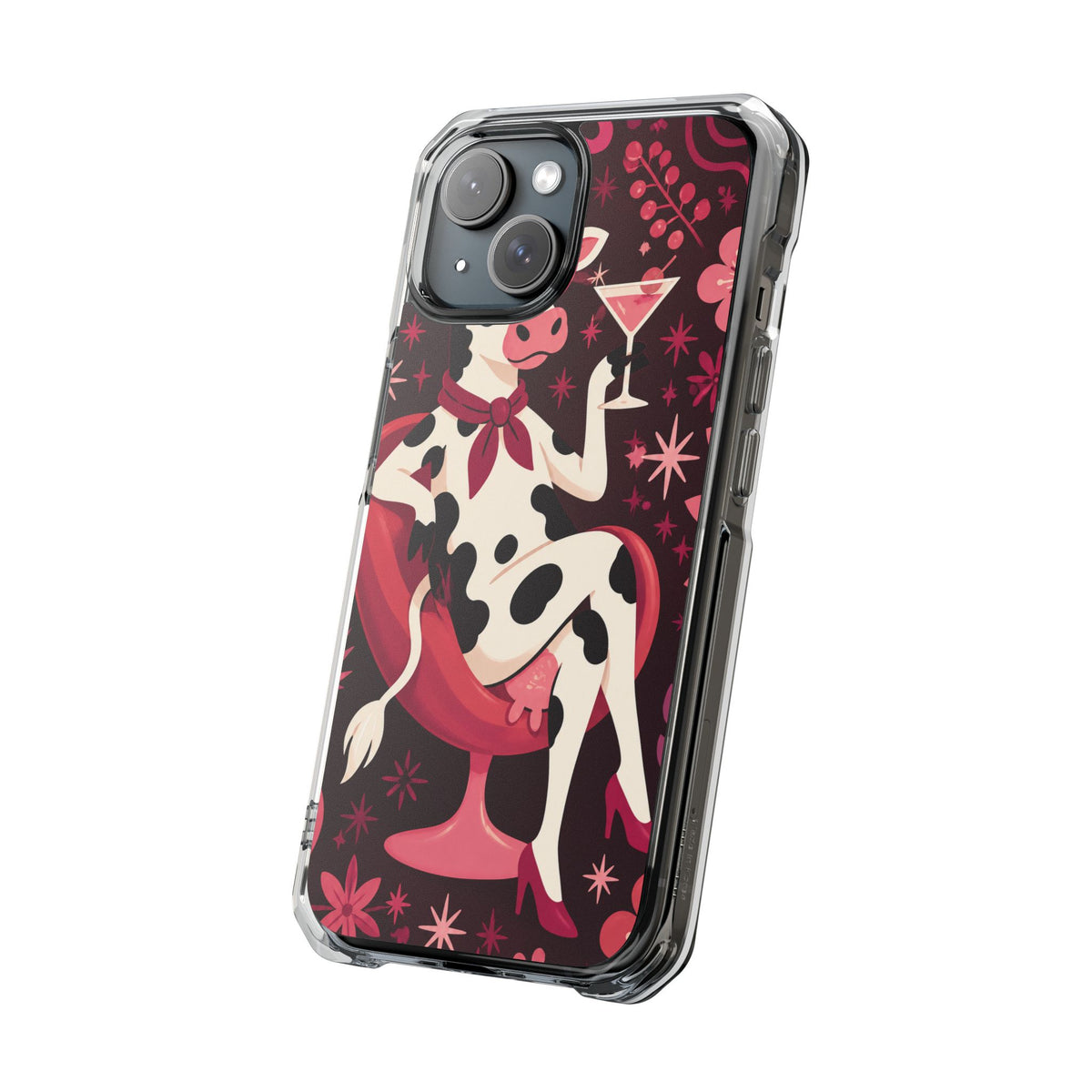 Berry Bovine | Clear MagSafe Case — product image 17