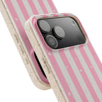 Pink Stripe | Biodegradable Case