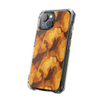 Amber Swirl | Clear MagSafe Case