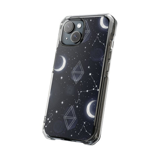 Moon Map | Clear MagSafe Case