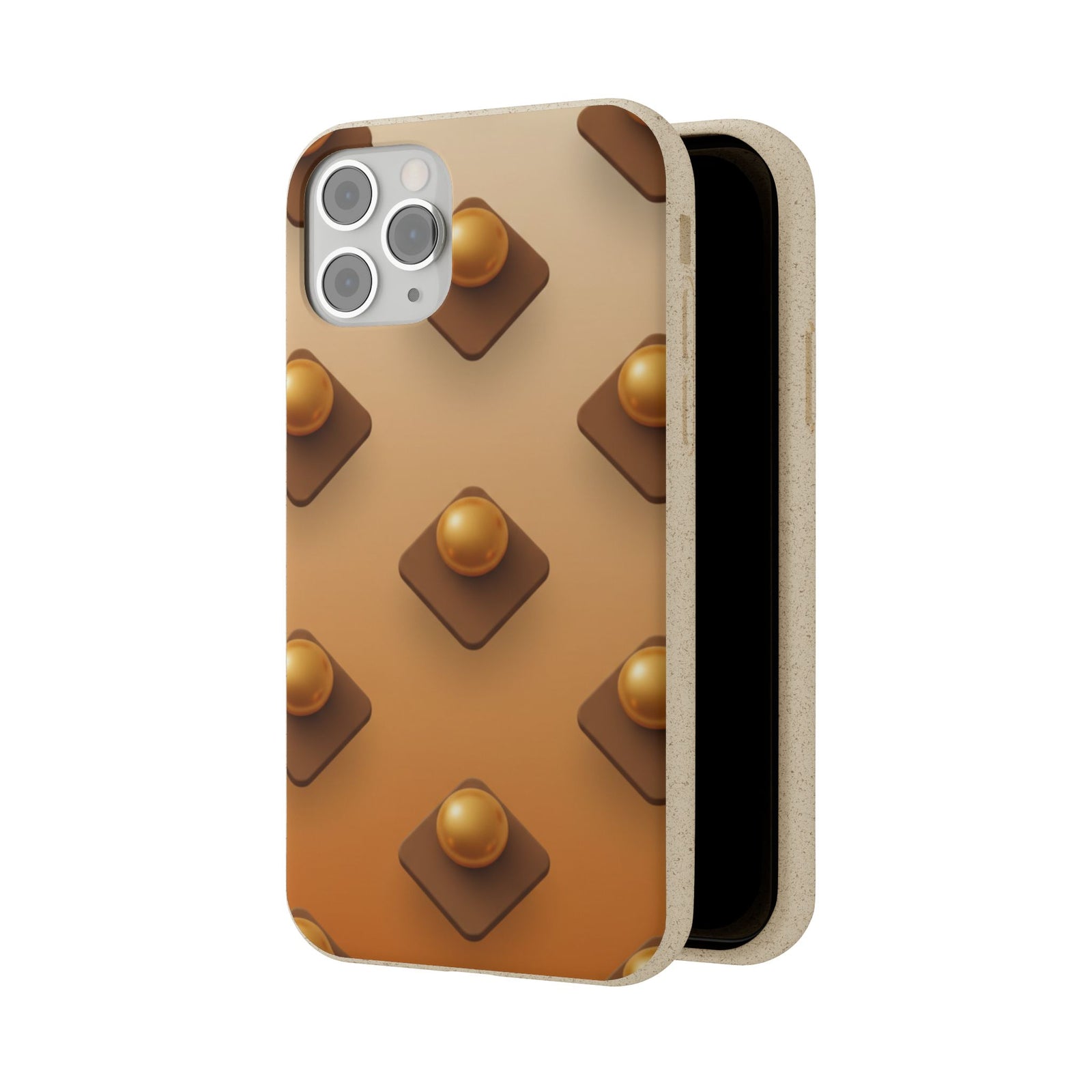 Amber Studs | Biodegradable Case