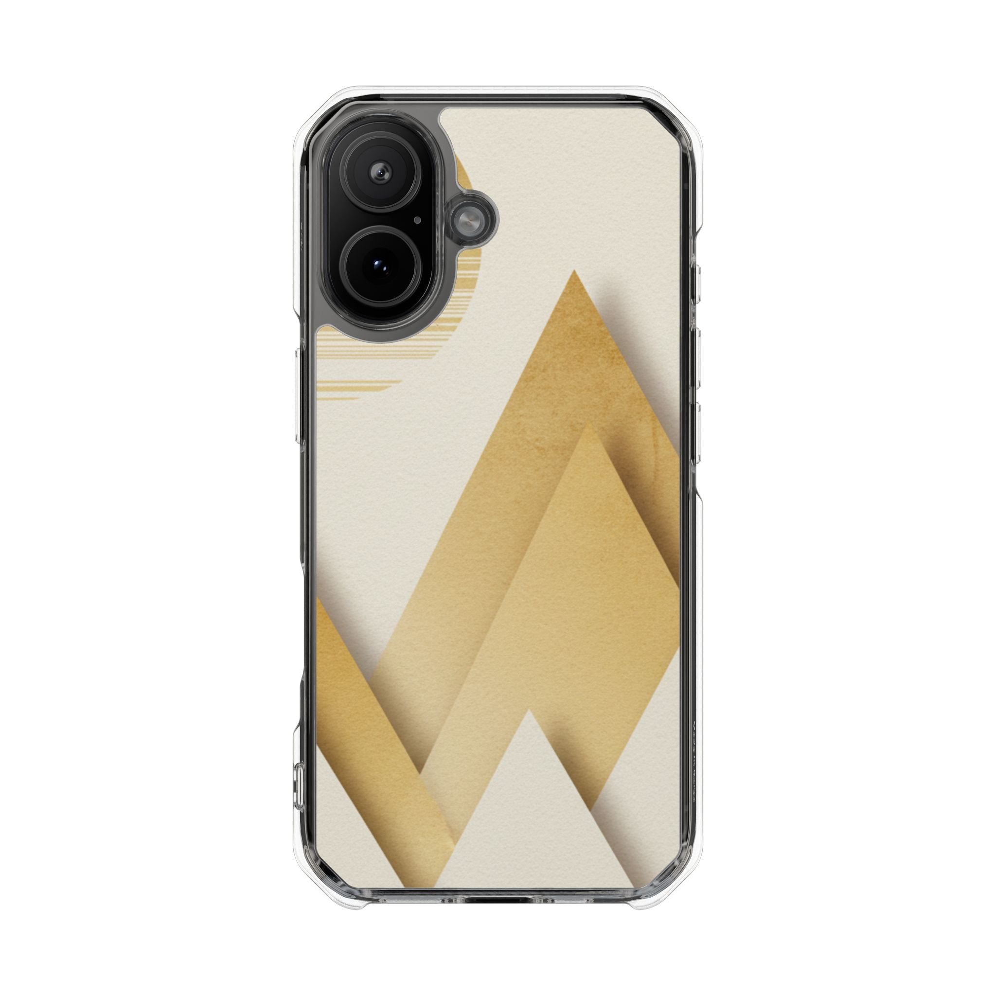 Golden Peaks | Clear MagSafe Case