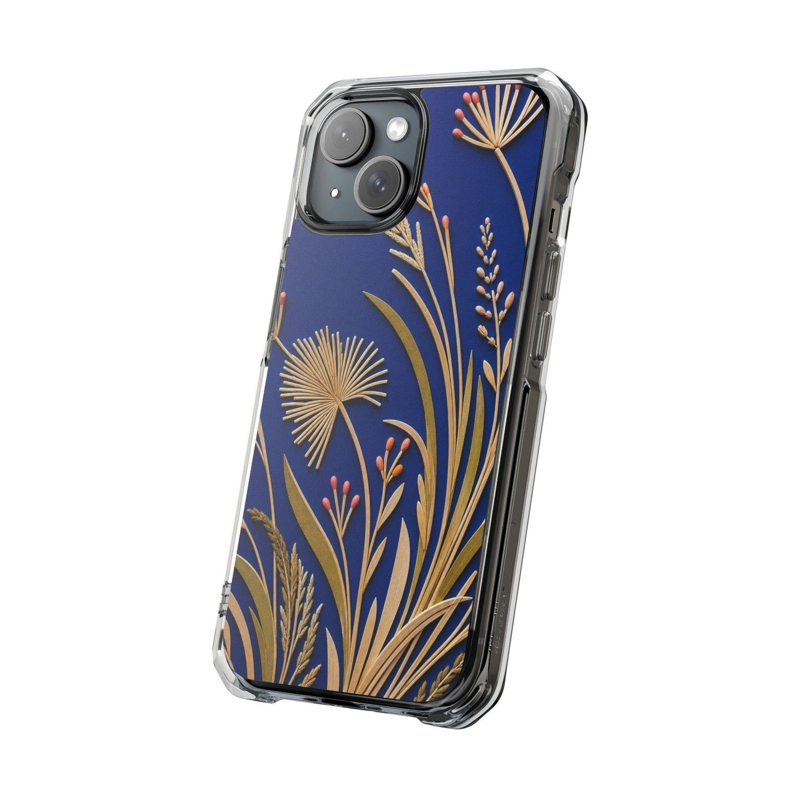Matchstick Wildflowers | Clear MagSafe Case