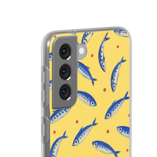 Cobalt Sardines | Clear Case