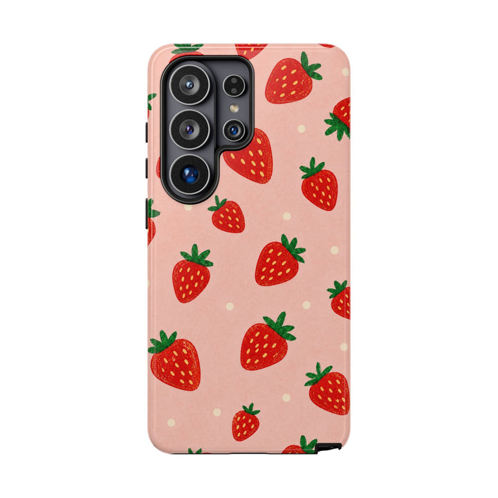 Blush Strawberries | Tough Case