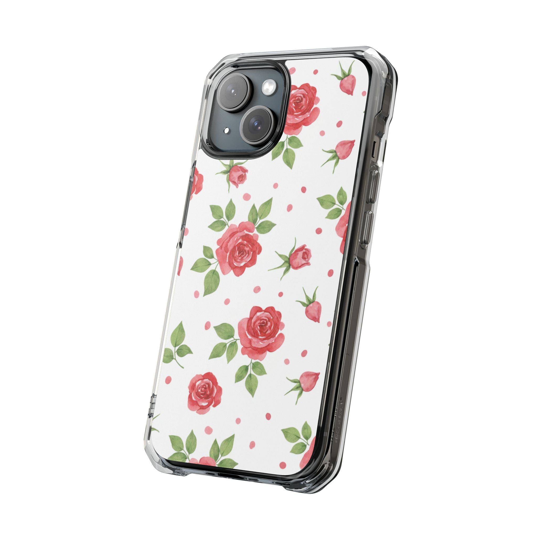 Retro Rose | Clear MagSafe Case