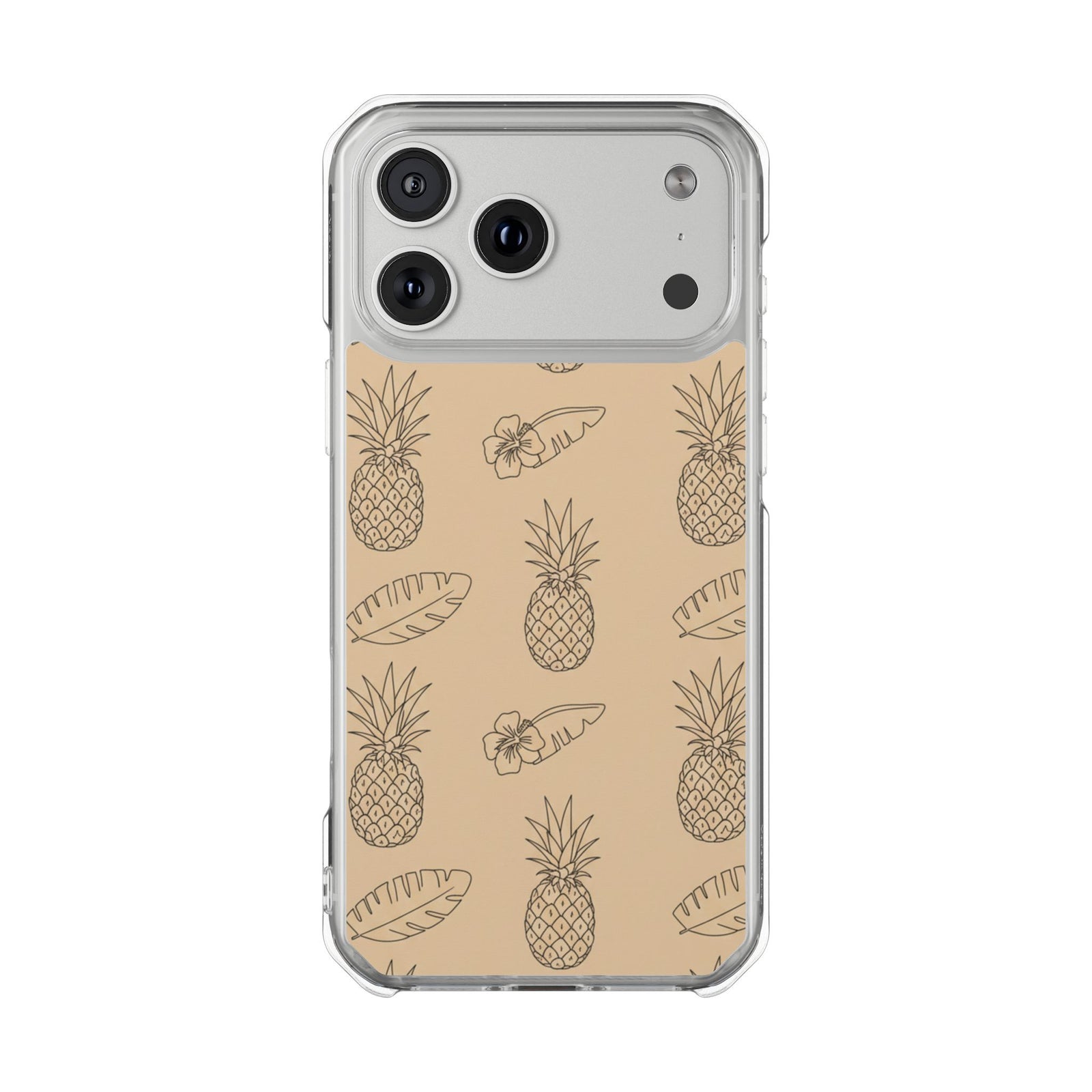 Pineapple Sketch | Clear MagSafe Case