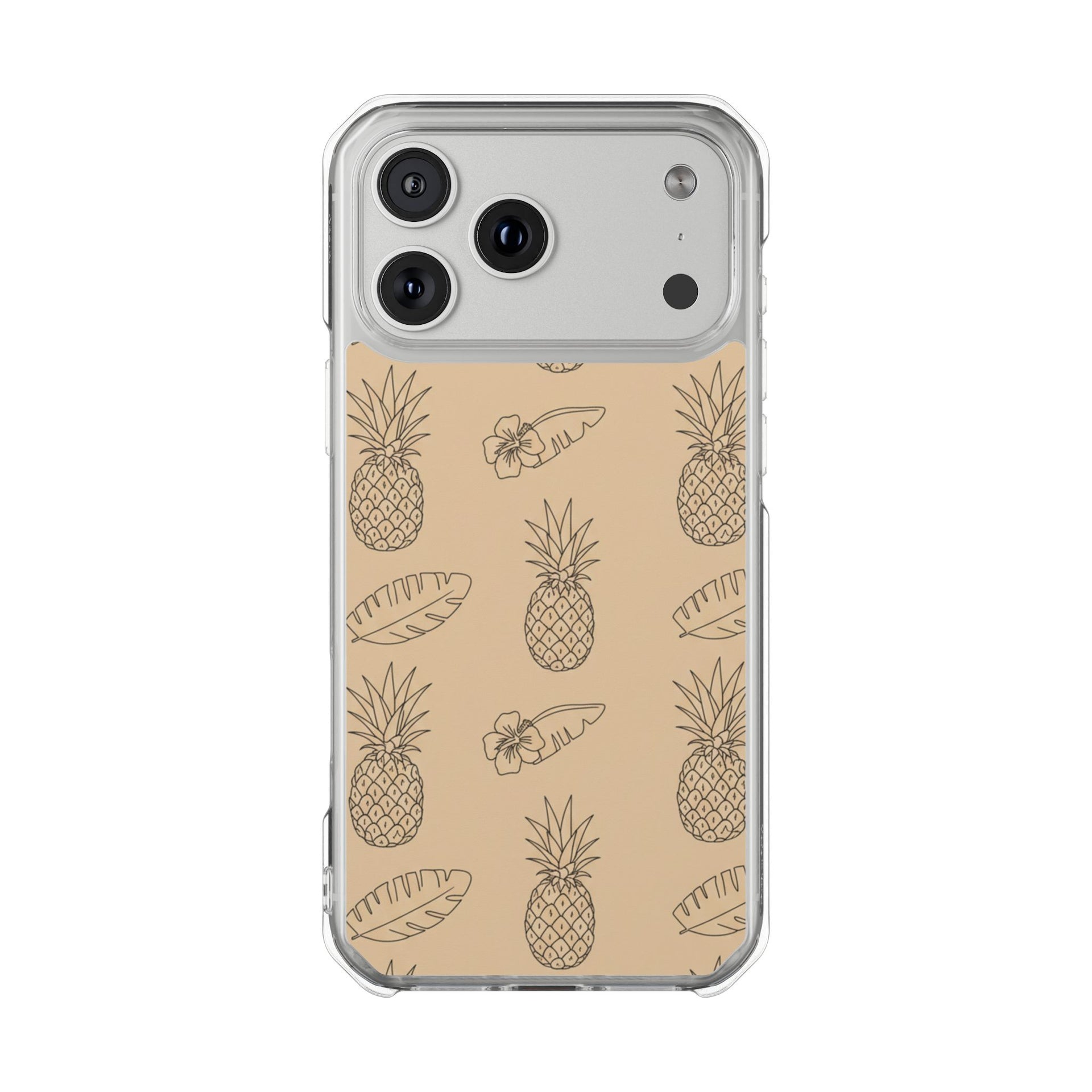 Pineapple Sketch | Clear MagSafe Case