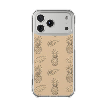 Pineapple Sketch | Clear MagSafe Case