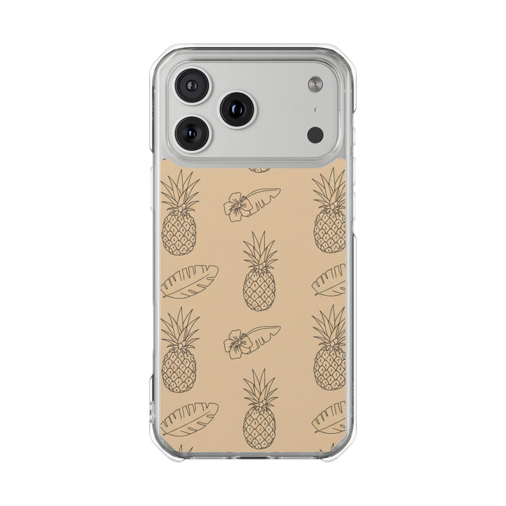Pineapple Sketch | Clear MagSafe Case