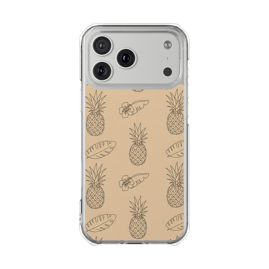 Pineapple Sketch | Clear MagSafe Case