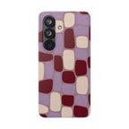 Mauve Rounded | Clear Case