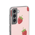 Strawberry Blush | Samsung Clear Case