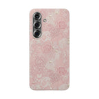 Pink Lace Rose | Galaxy Clear Case