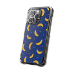 Cobalt Bananas | Clear MagSafe Case