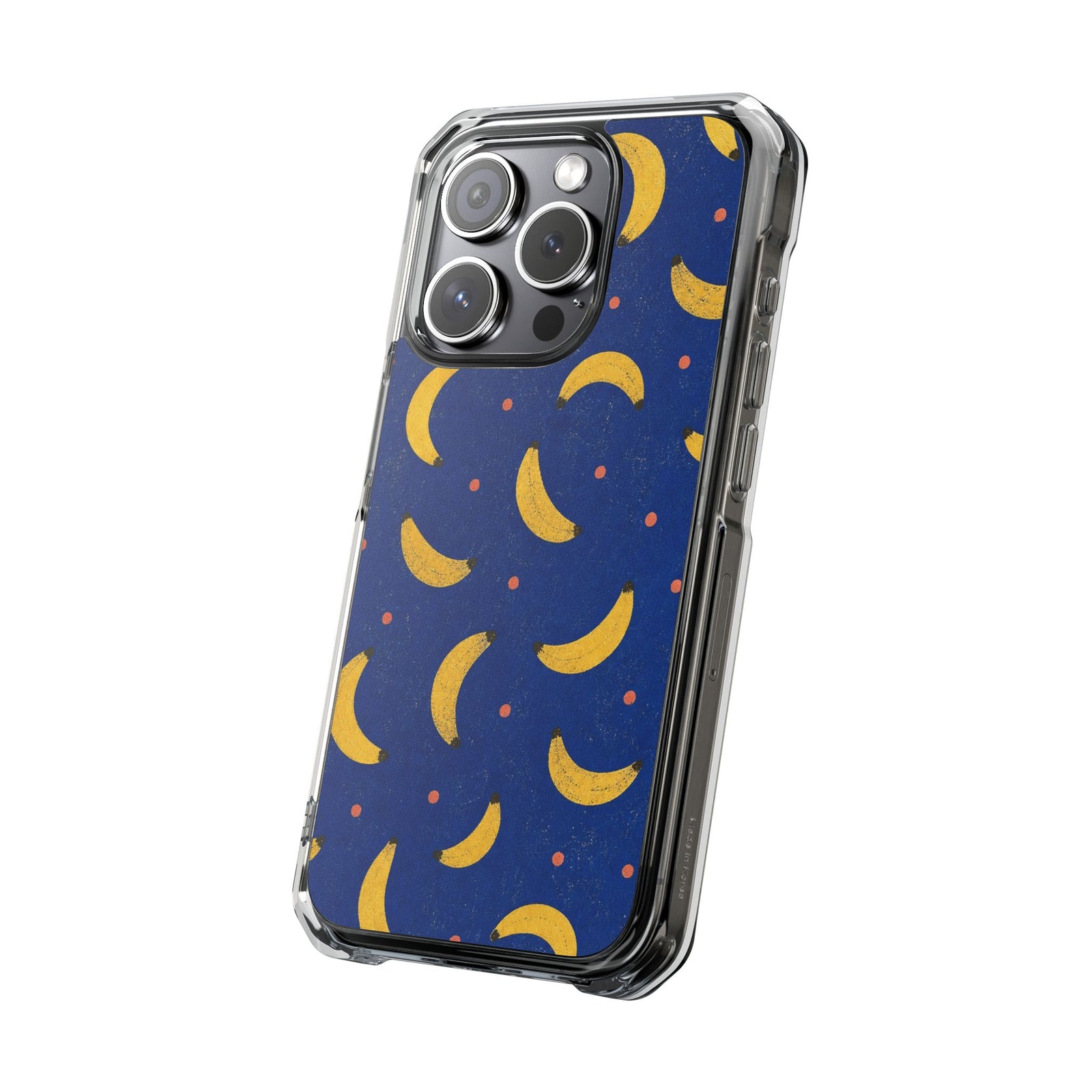Cobalt Bananas | Clear MagSafe Case