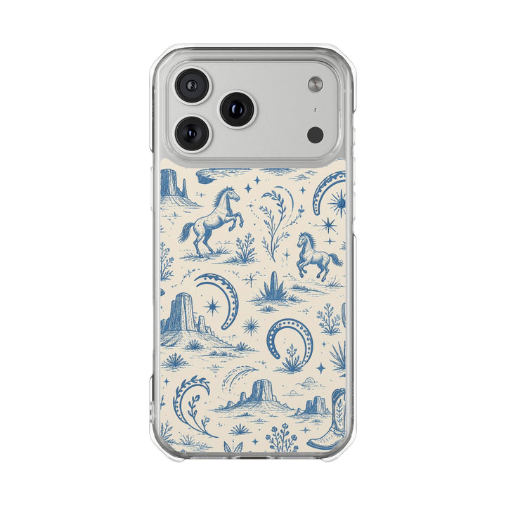 Desert Toile | Clear MagSafe Case