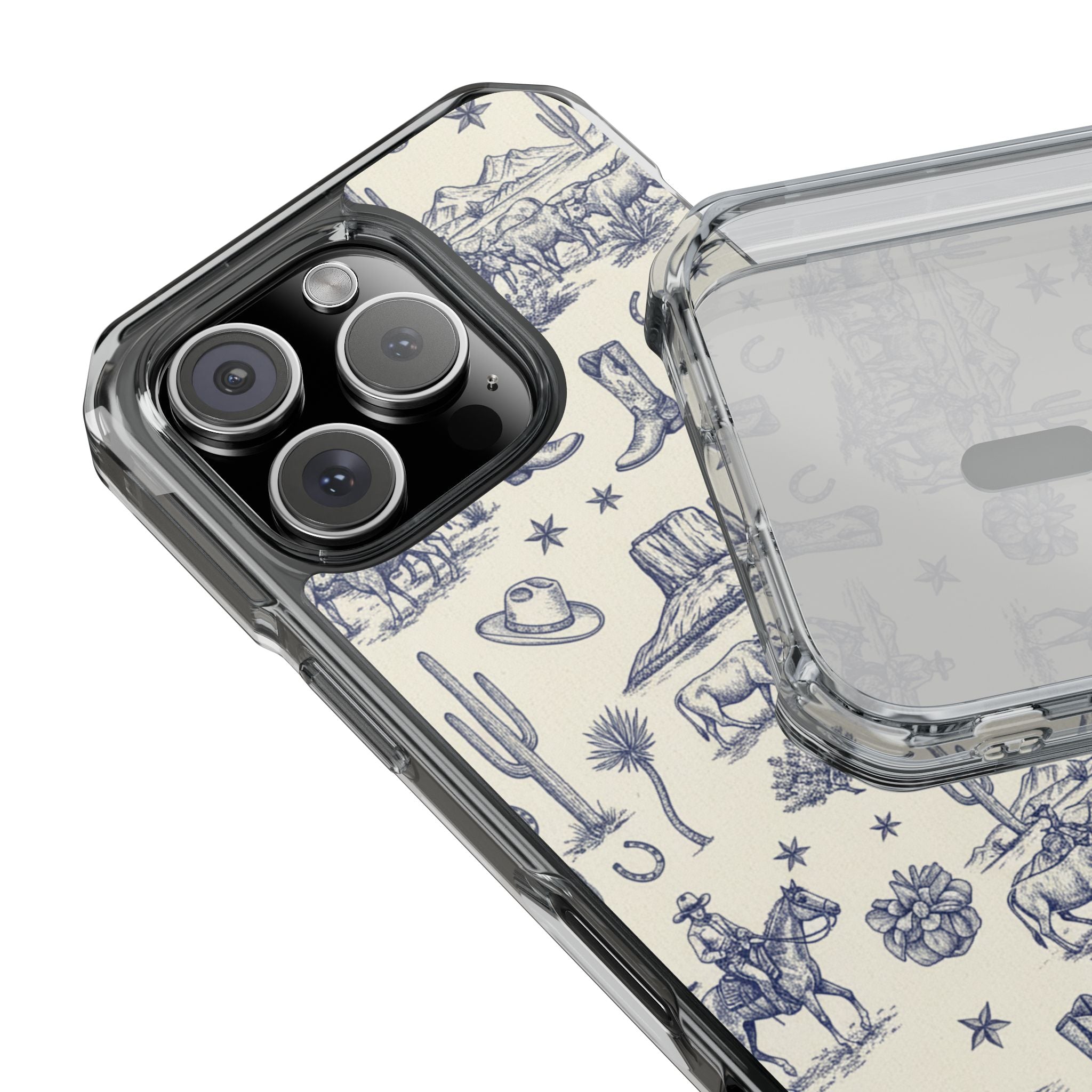 Whimsical Toile | Clear MagSafe Case