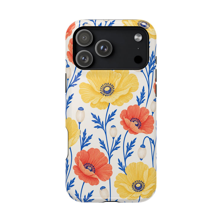 Butter Poppies phone case design