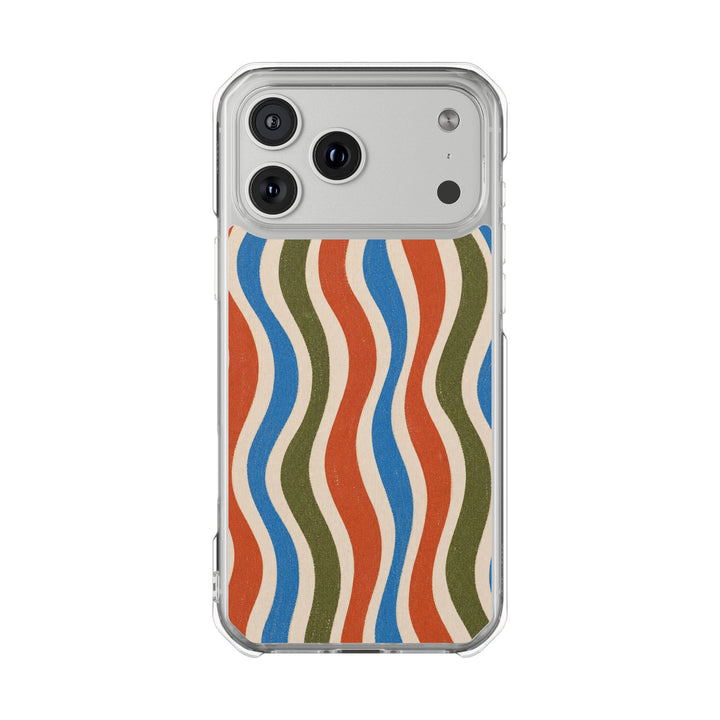 Terracotta Cobalt | Clear MagSafe Case