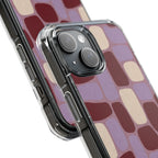 Mauve Rounded | Clear MagSafe Case