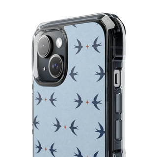 Powder Blue | Clear MagSafe Case