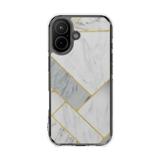 Coral Orbit | Clear MagSafe Case