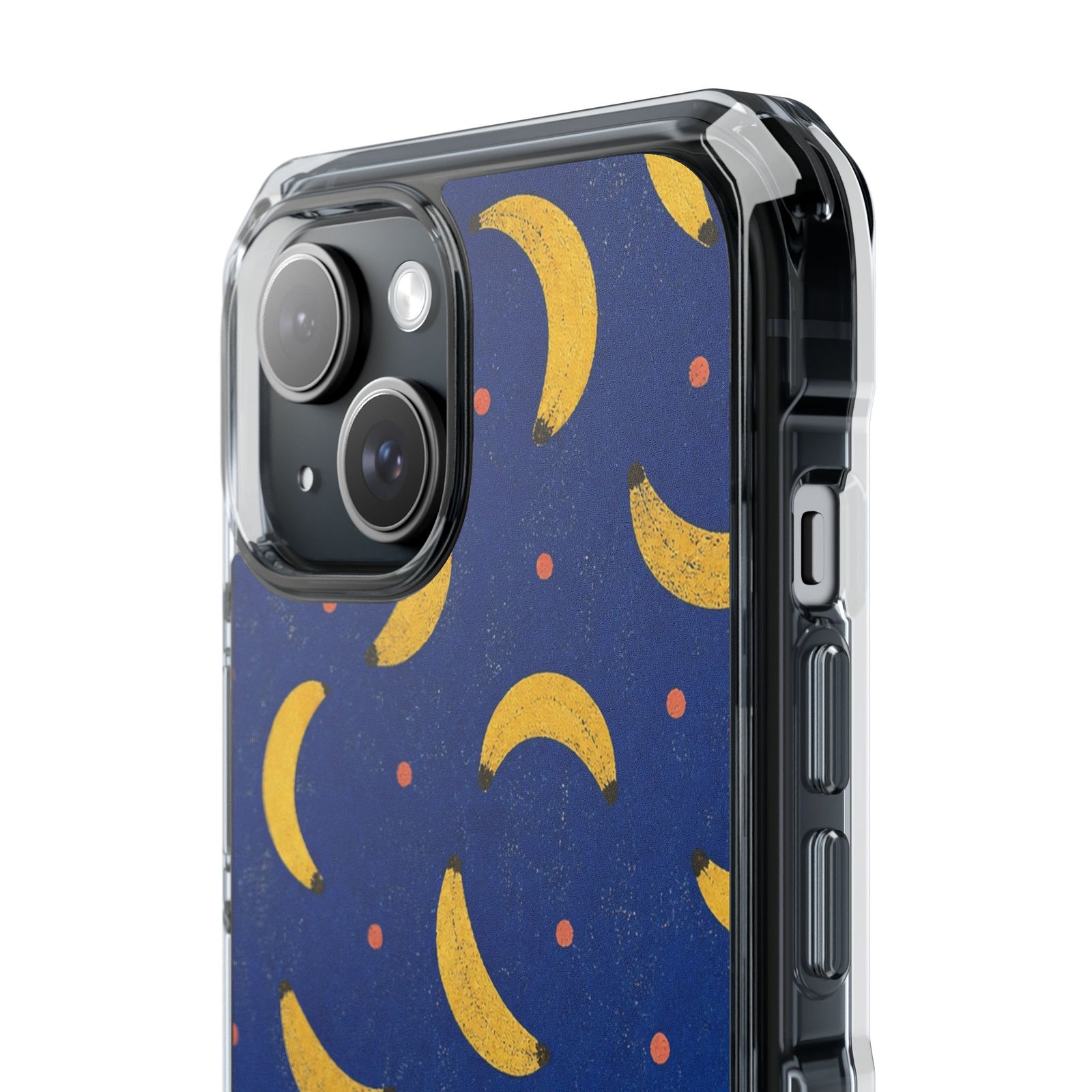 Cobalt Bananas | Clear MagSafe Case