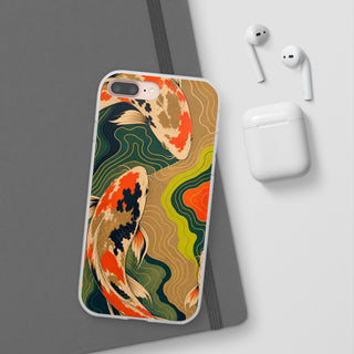 Khaki Koi | Frosted Clear Case — product image 56