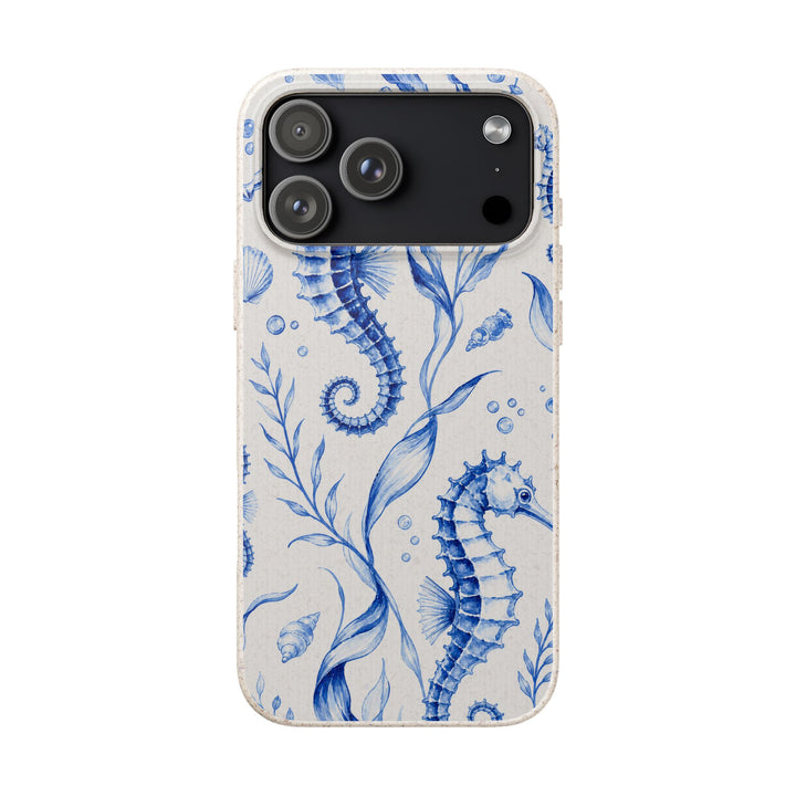 Seahorse Toile | Biodegradable Case