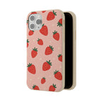 Blush Strawberries | Biodegradable Case