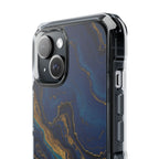 Midnight Marble | Clear MagSafe Case