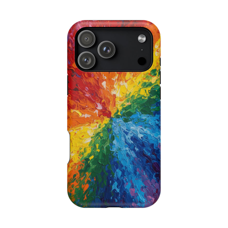 Rainbow Vortex | Tough MagSafe Case