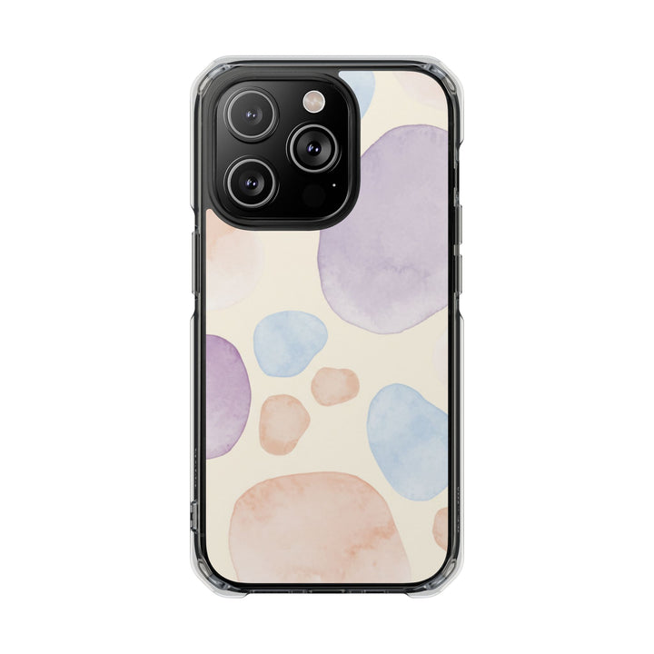 Pastel Pebbles | Clear MagSafe Case