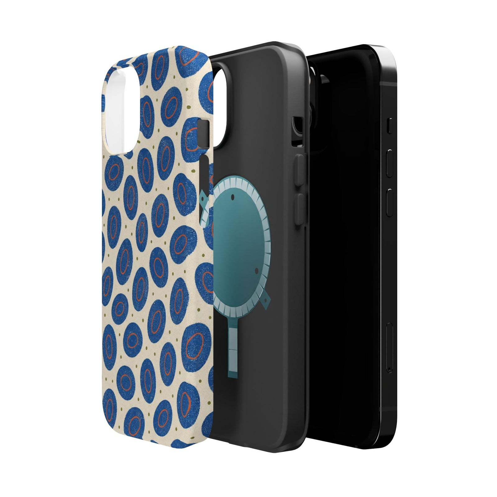 Ivory Cobalt | Tough MagSafe Case