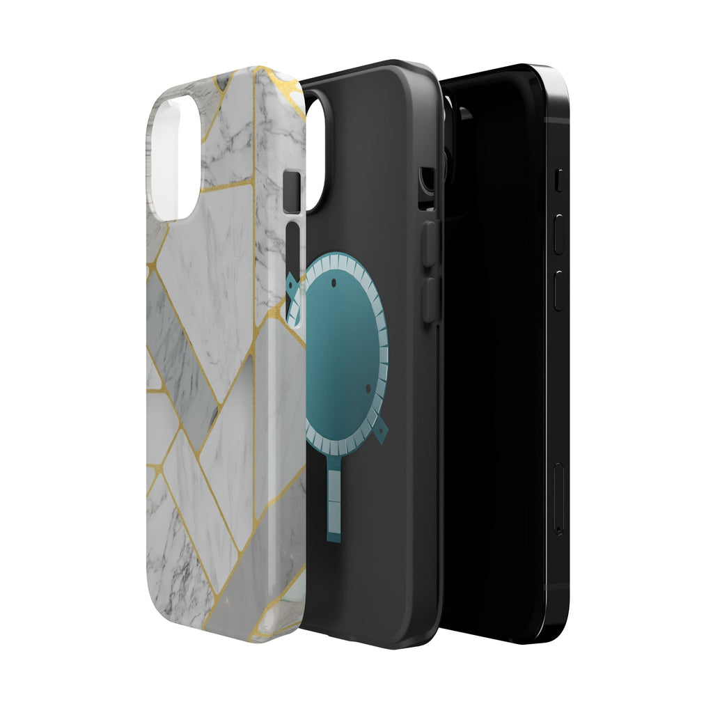 Gold Geo Marble | Tough MagSafe Case