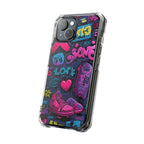 Neon Street Art | Clear MagSafe Case