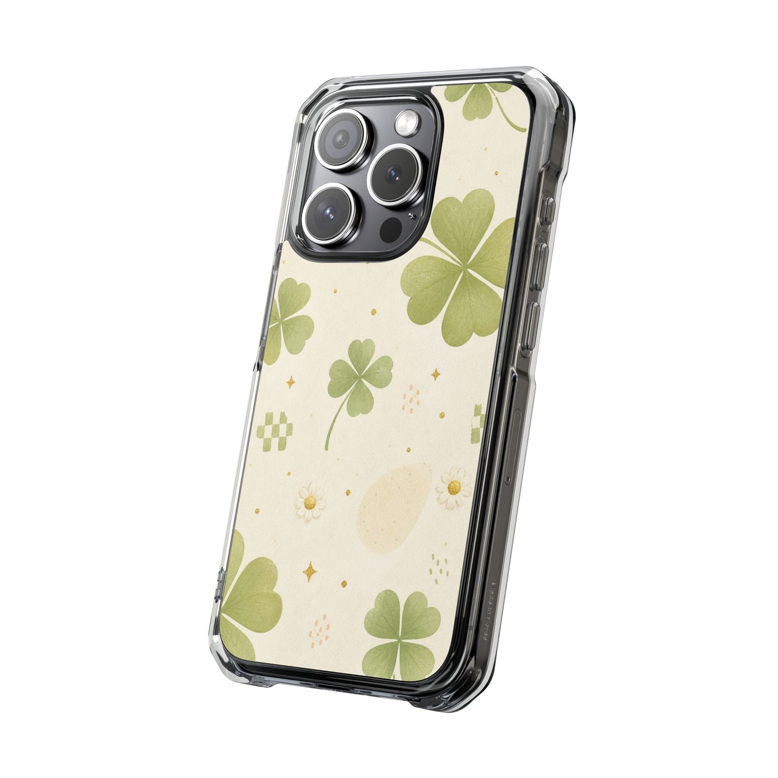 Matcha Clover | Clear MagSafe Case