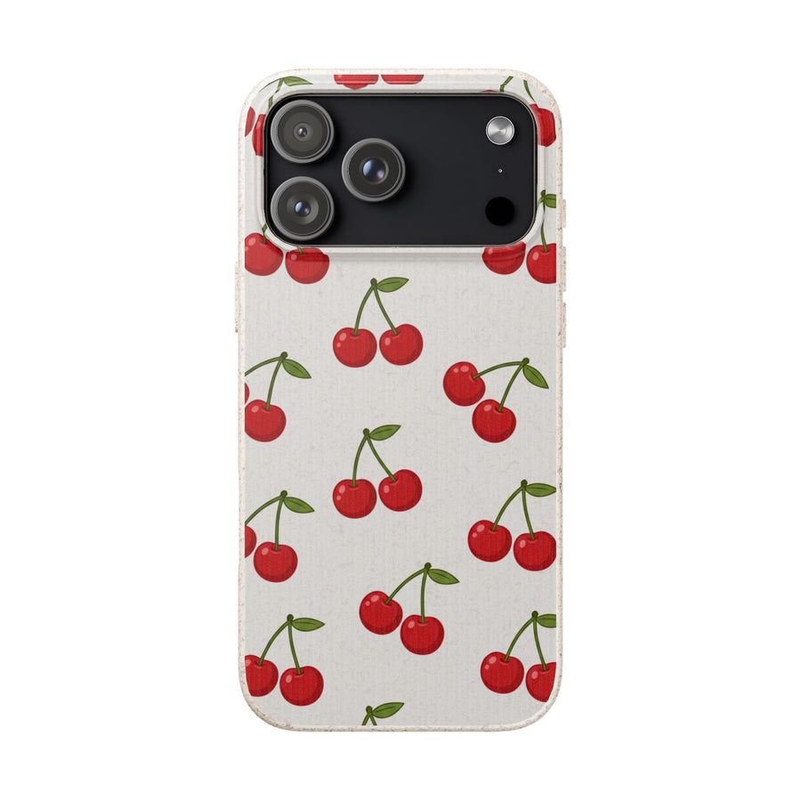 Ditsy Cherry | Biodegradable Case