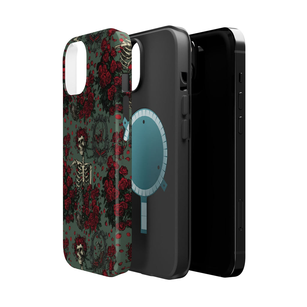 Gothic Floral Skeleton | Tough MagSafe Case