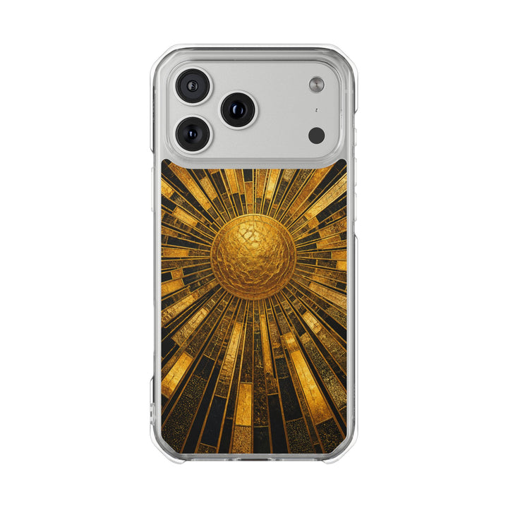 Mosaic Sunburst | Clear MagSafe Case