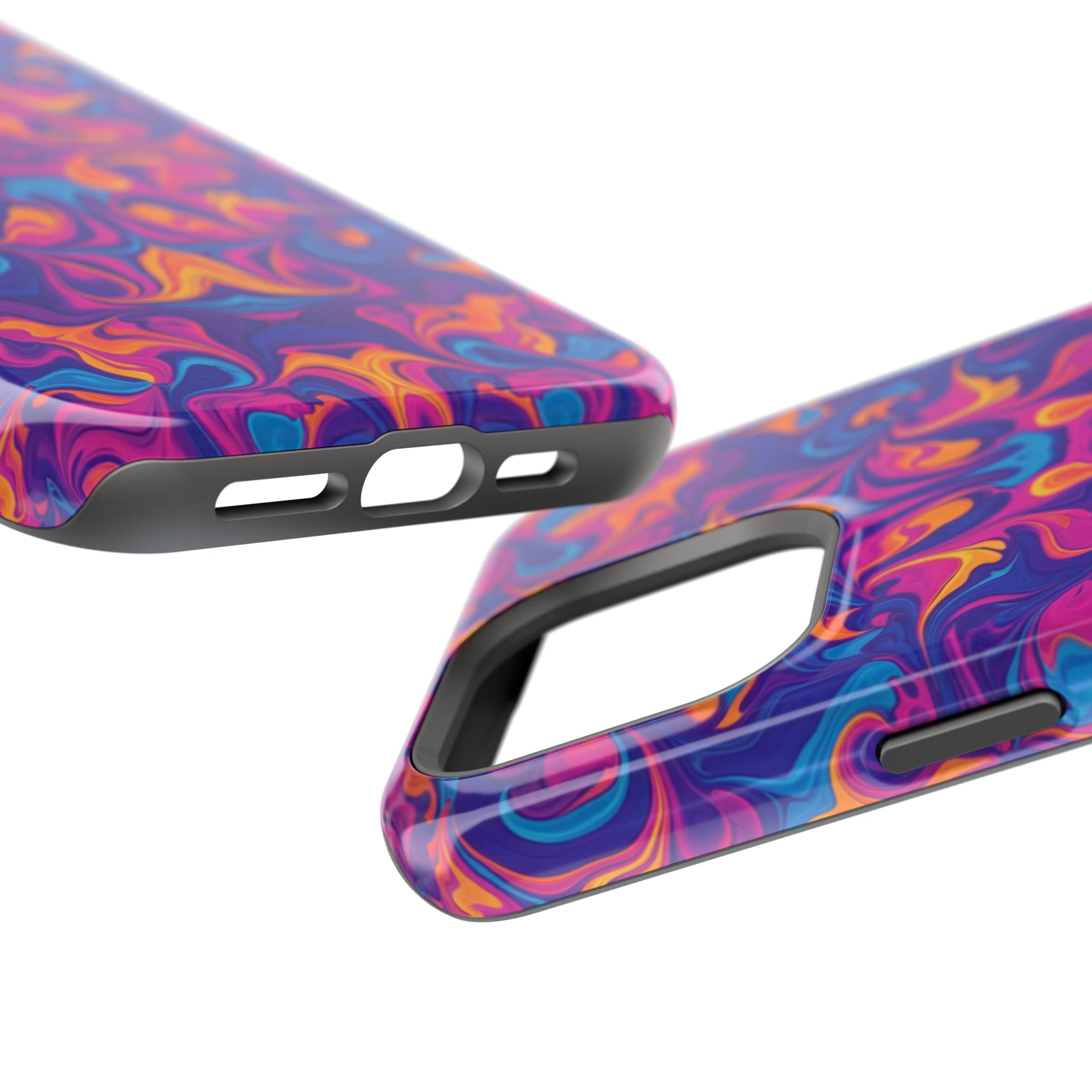 Neon Swirl | Tough MagSafe Case